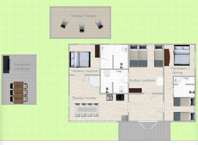 Villa Kurorto Namas 드루스키닝카이 외부 사진